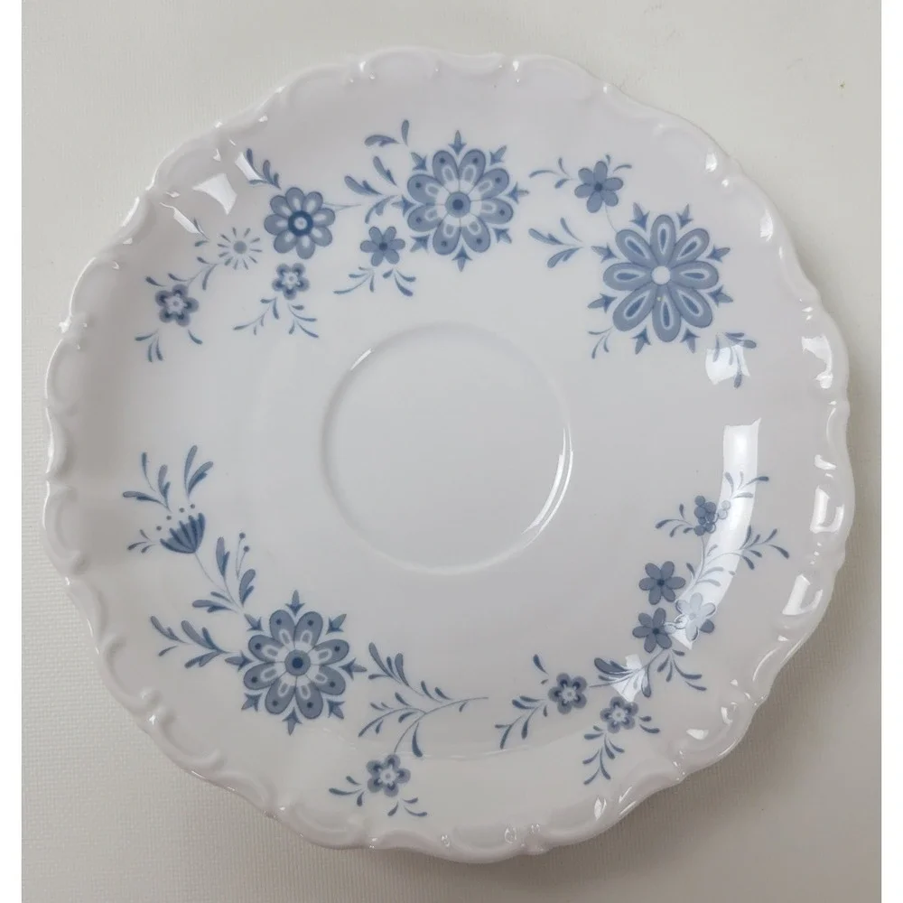 Seltmann Weiden Christina Bavarian‎ Blue Porcelain Replacement Saucer 5.75